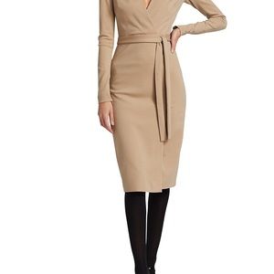 Halston knit dress - camel color NEW WITH TAGS!